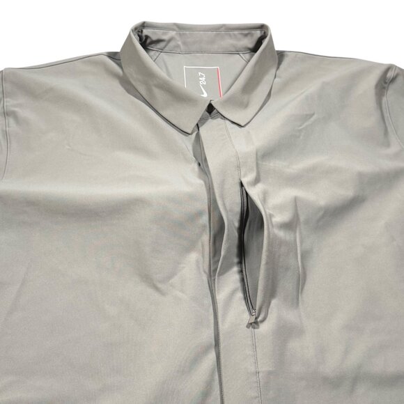 Nike 24.7 Perfect Stretch Dri Fit Techwear Gorp Snap Down Shirt Seafoam Size XL - Picture 6 of 14